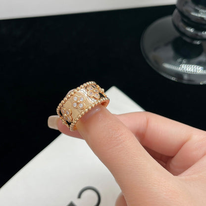 [Gaonasi]PERLEE DIAMOND LARGE RING