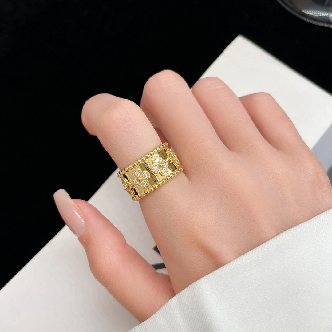 [Gaonasi]PERLEE DIAMOND LARGE RING