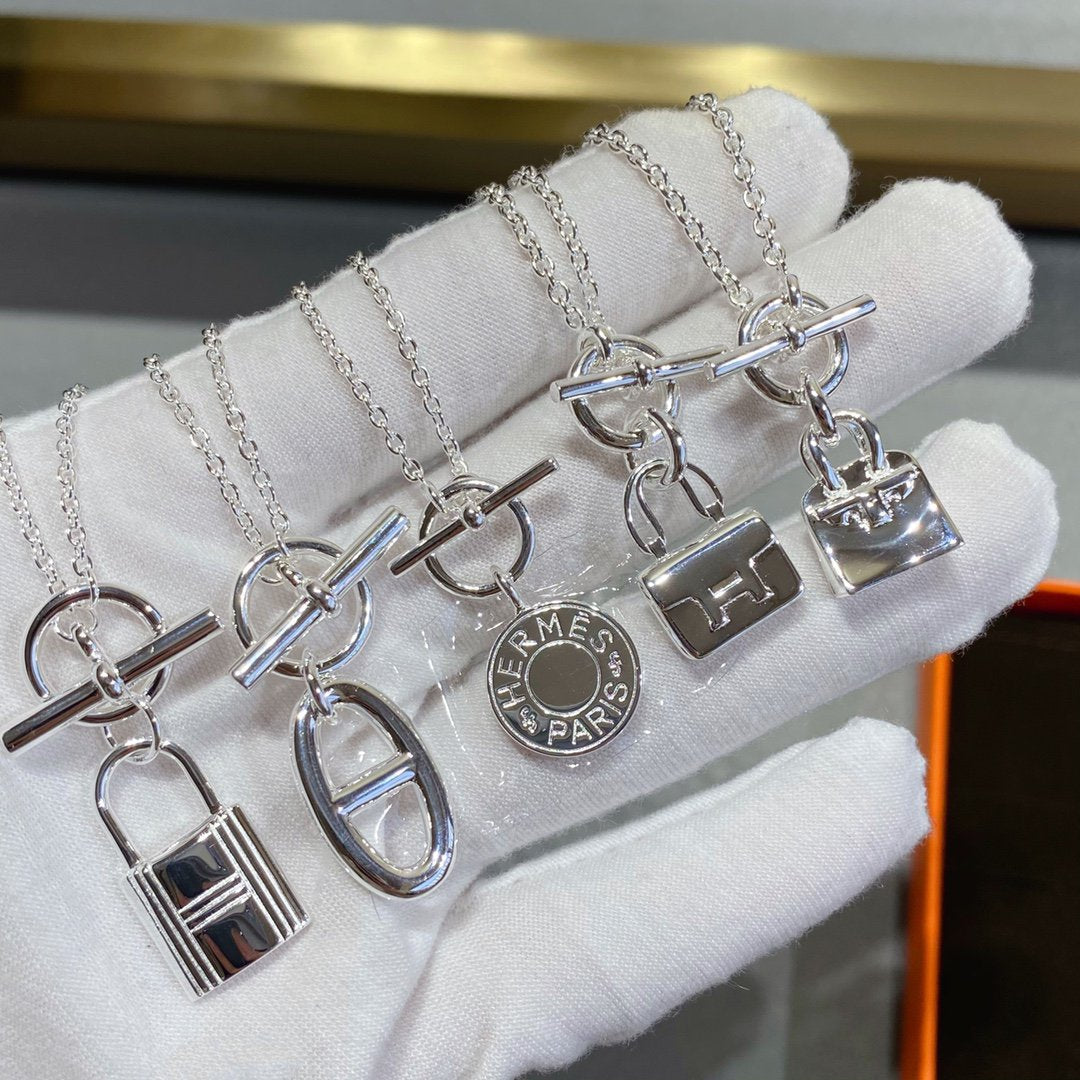 [Gaonasi]CONSTANCE PEDANT SILVER NECKLACE
