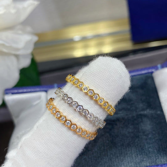 [Gaonasi]BEE LOVE DIAMOND PAVED SMALL RING