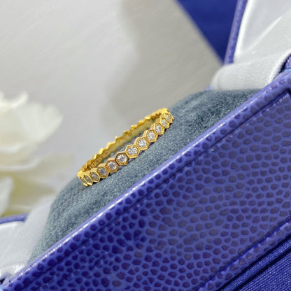[Gaonasi]BEE LOVE DIAMOND PAVED SMALL RING