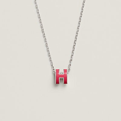 [Gaonasi]H NECKLACE PINK