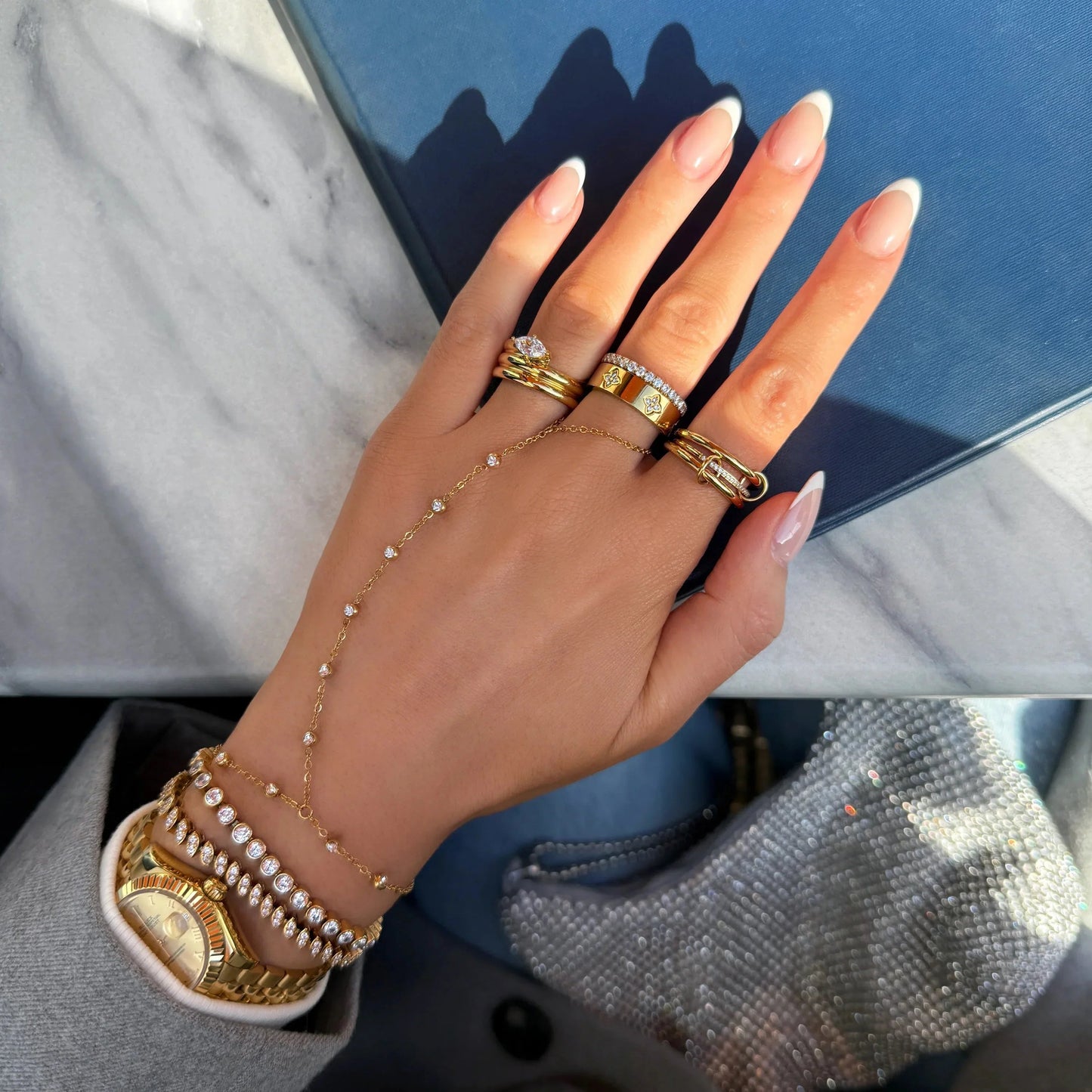 [Gaonasi]Dara Diamond Ring Stack