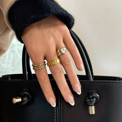 [Gaonasi]Dara Diamond Ring Stack