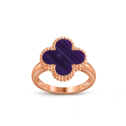 [Gaonasi]CLOVER RING ROSE GOLD COLLECTION