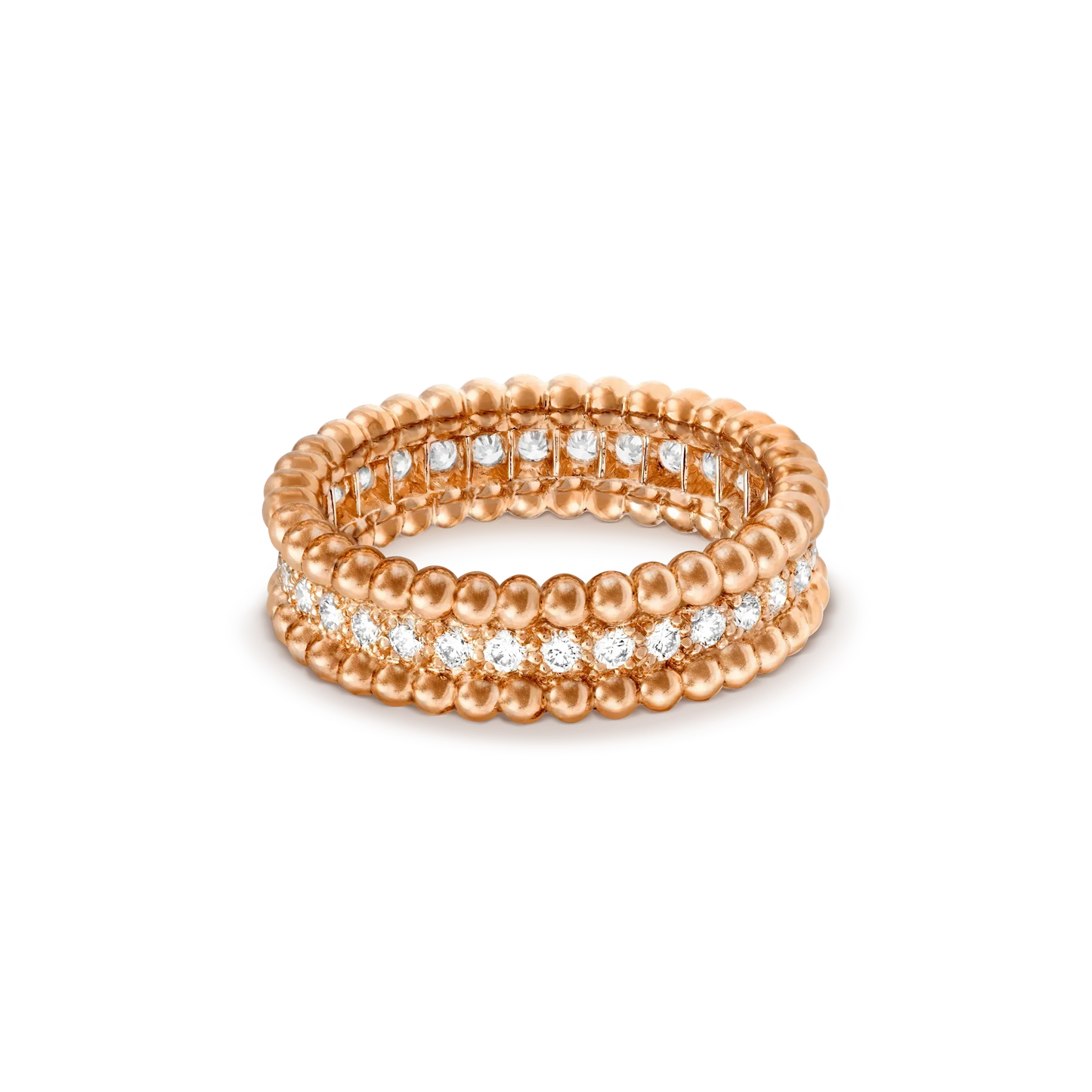 [Gaonasi]PERLEE DIAMOND ROSE GOLD RING