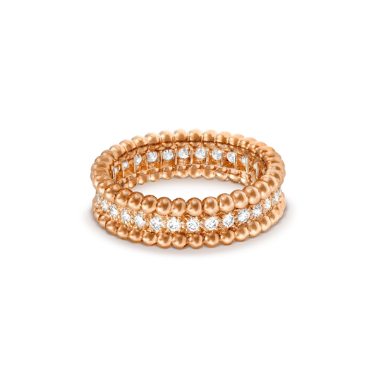 [Gaonasi]PERLEE DIAMOND ROSE GOLD RING