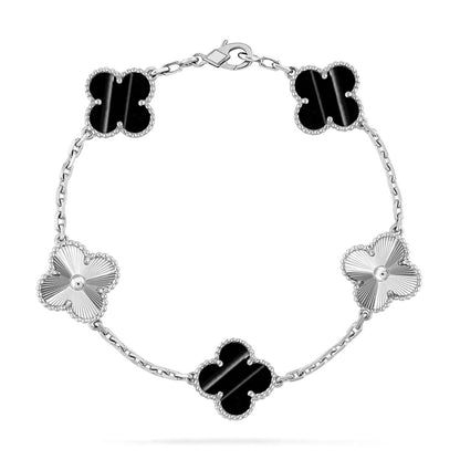 [Gaonasi] CLOVER 5 MOTIF PULSAR STONE BRACELET COLLECTION