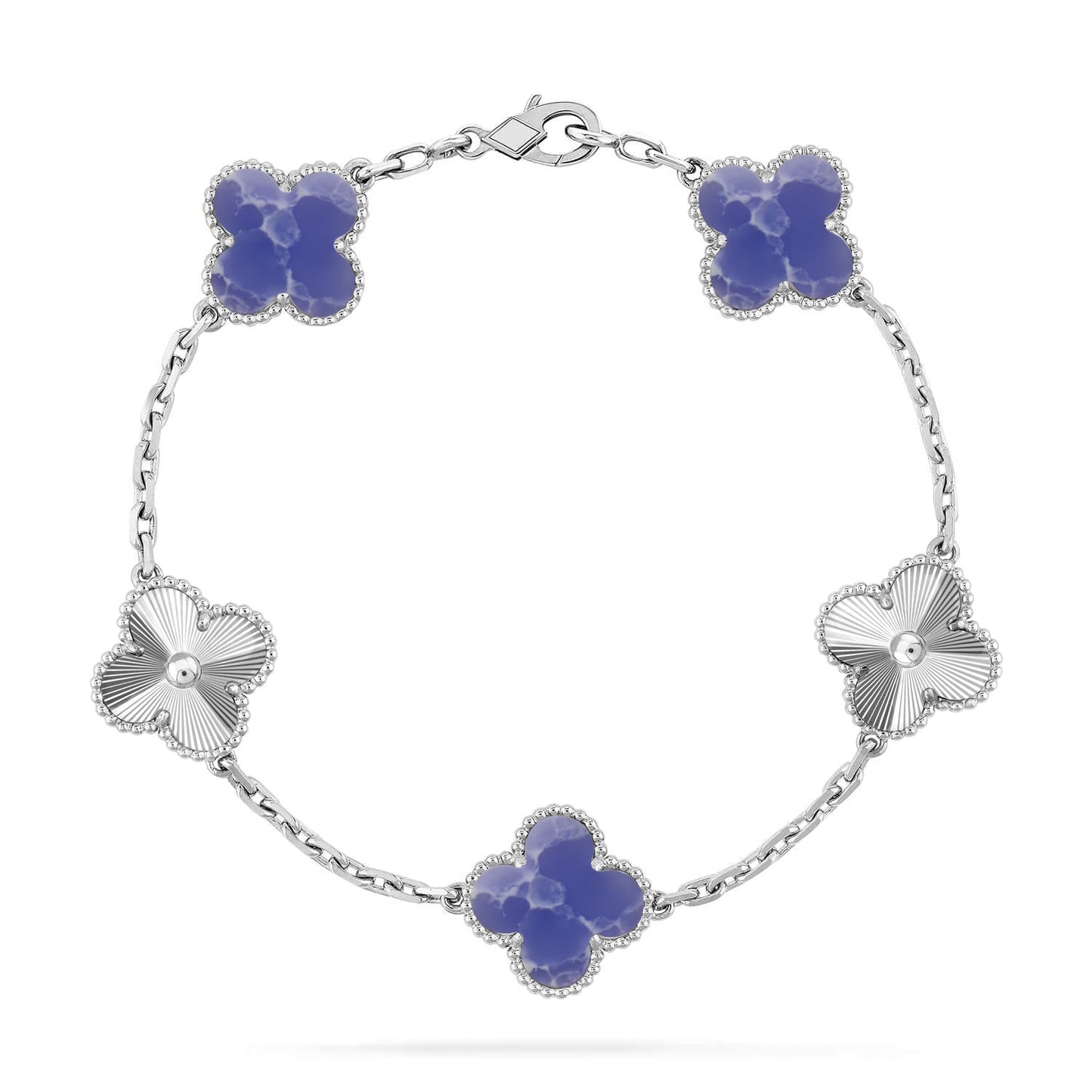 [Gaonasi]CLOVER 5 MOTIF BLUE VEINS BRACELET COLLECTION