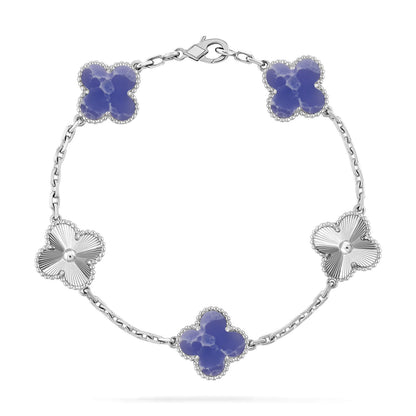 [Gaonasi]CLOVER 5 MOTIF BLUE VEINS BRACELET COLLECTION