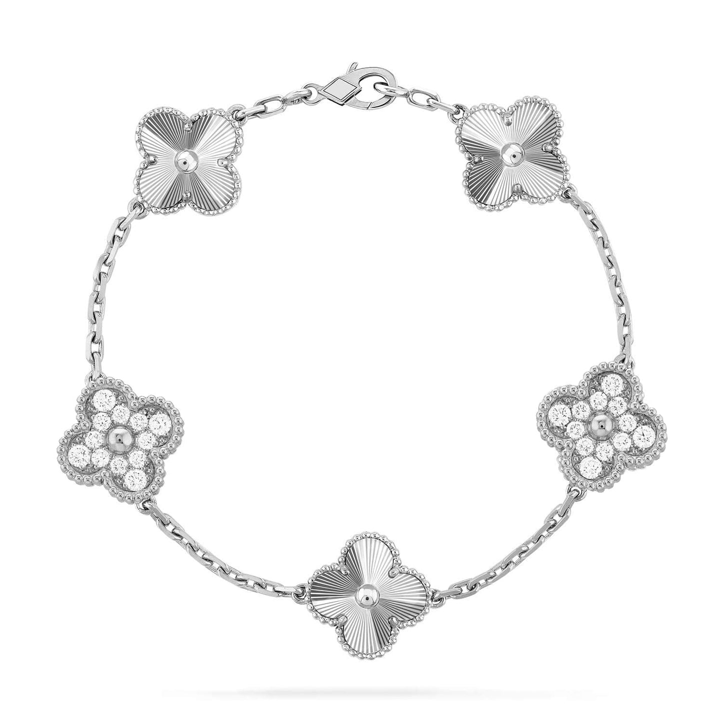 [Gaonasi] CLOVER 5 MOTIF LASER BRACELET COLLECTION