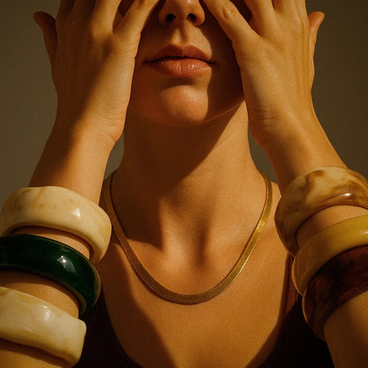 [Gaonasi]Julianna Sculpted Autumn Bangles