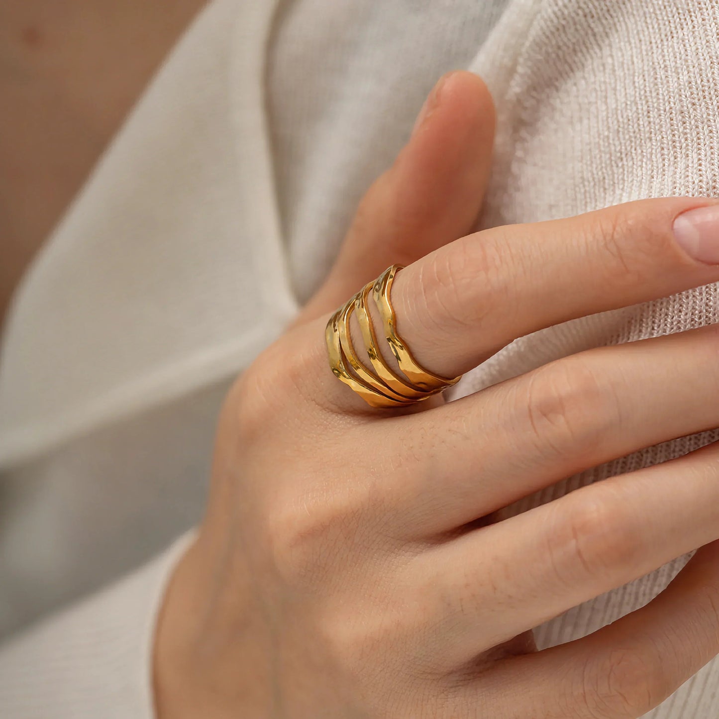 [Gaonasi]Cass Gold Ring