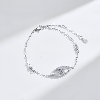 [Cadisa]Lucky Eye Pave-Set Diamond Bracelet