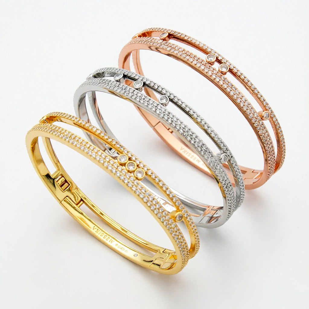 [Cadisa]Move Romane pavé bangle