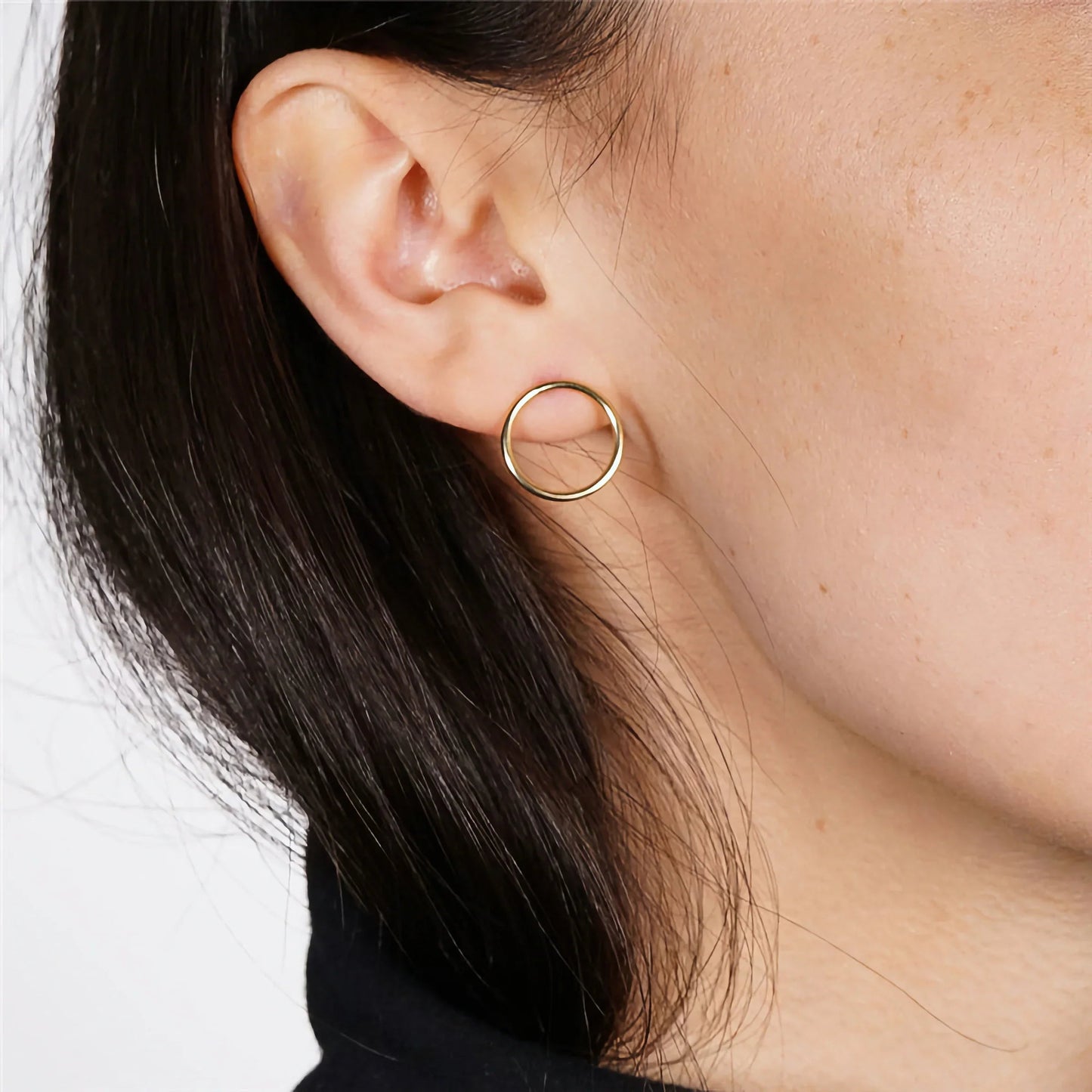 [Gaonasi]Aureole Gold Earrings