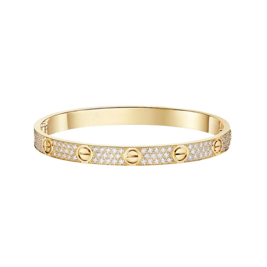[Gaonasi Jewelry]LOVE BRACELET 6.1MM DIAMOND-PAVED