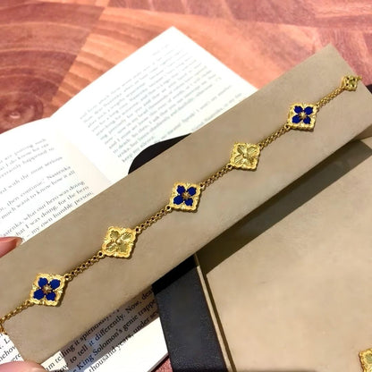[Cadisa JEWELRY] OPERA 5 MOTIFS TULLE ENAMEL BRACELET