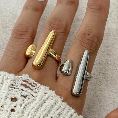 [Gaonasi]Seraphina Contemporary Gold Ring