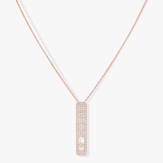 [Cadisa]MY FIRST DIAMOND PAVED NECKLACE