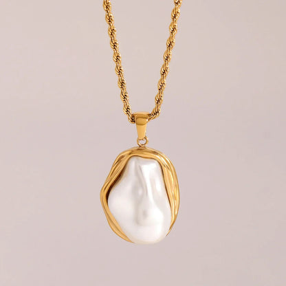 [Gaonasi]Carly Mother Of Pearl Pendant