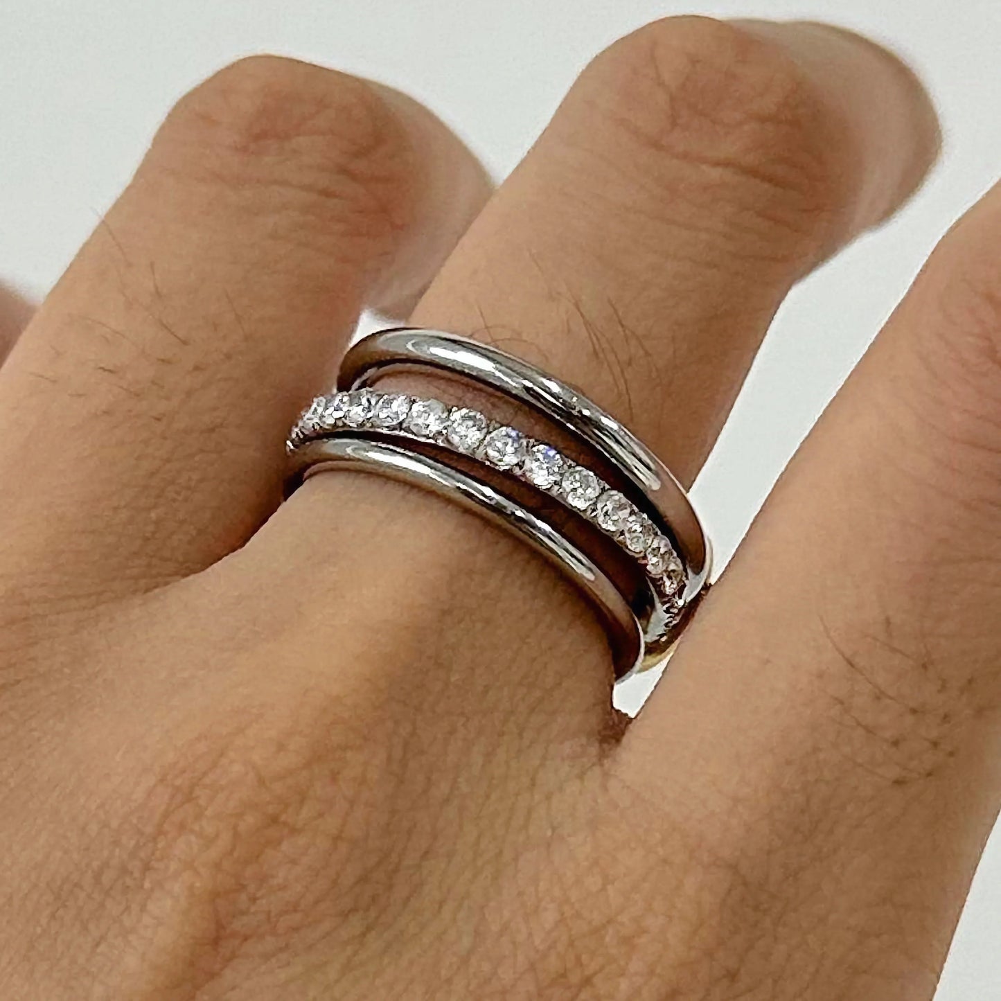 [Gaonasi]Evadne Diamond Ring Stack