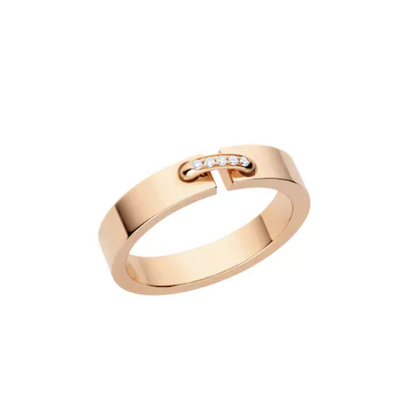[Gaonasi]ALLIANCE LIENS VIDENCE DIAMOND 4MM RING