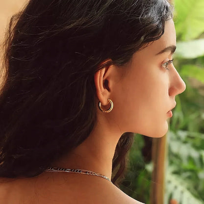 [Gaonasi]Bold Round Hoops