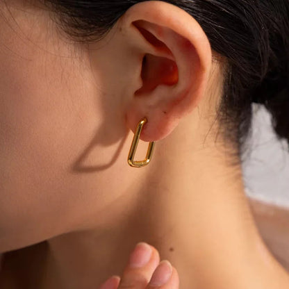 [Gaonasi]Ambrielle Gold U Hoops