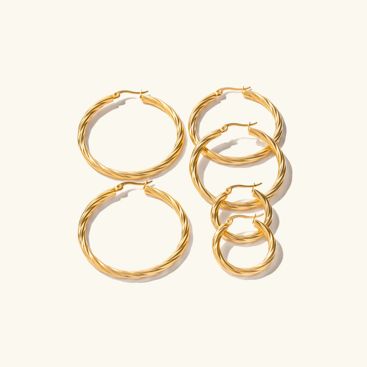 [Gaonasi]Zephy Hoop Earrings