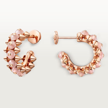 [Gaonasi Jewelry]CLASH 7.9MM AGATE CHALCEDONY EARRINGS