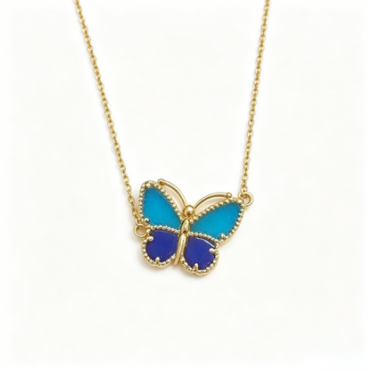 [GAONASI] 2026 NEW LUCKY BUTTERFLY 1 MOTIFS NECKLACE
