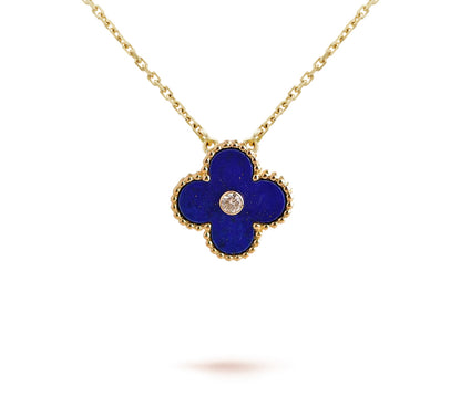 [Gaonasi]CLOVER 15MM CHRISTMAS LIMITED EDITION SINGLE FLOWER NECKLACE