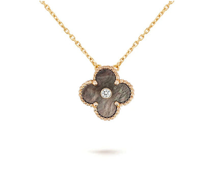 [Gaonasi]CLOVER 15MM CHRISTMAS LIMITED EDITION SINGLE FLOWER NECKLACE
