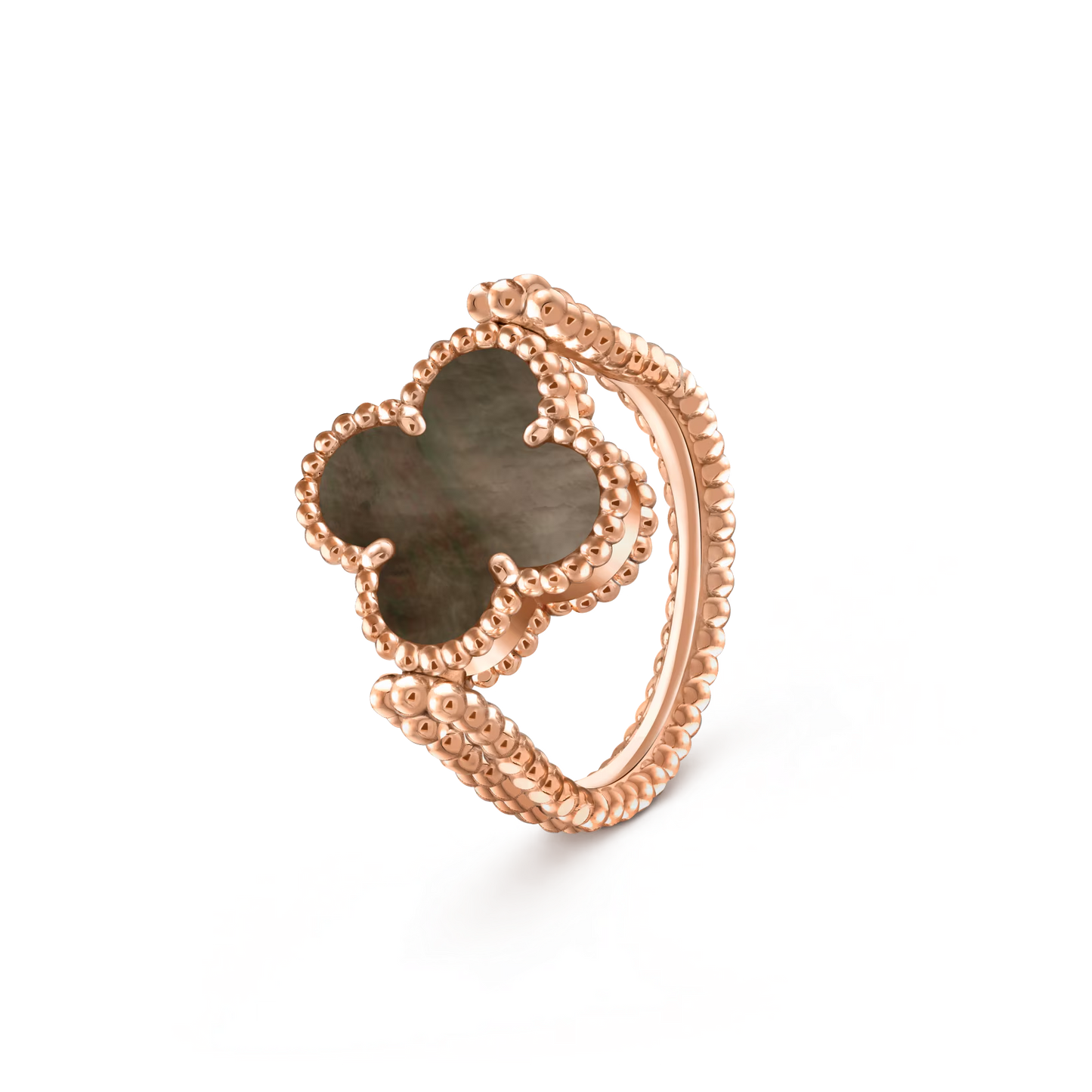 [Gaonasi]CLOVER RIVERSIBLE RING ROSE GOLD COLLECTION