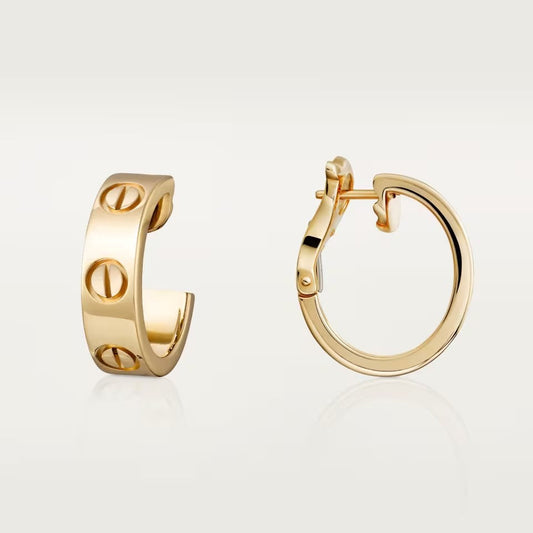 [Gaonasi Jewelry]LOVE 5.5MM EARRINGS