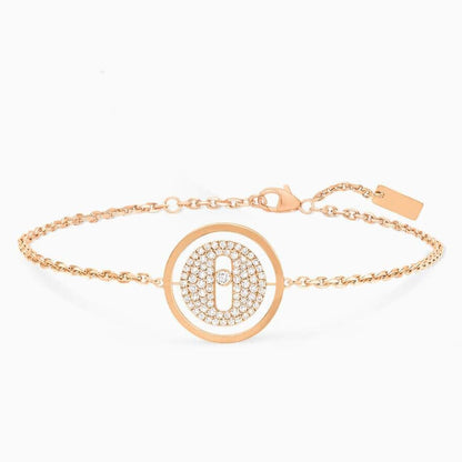 [Cadisa]LUCKY MOVE DIAMOND PAVED BRACELET