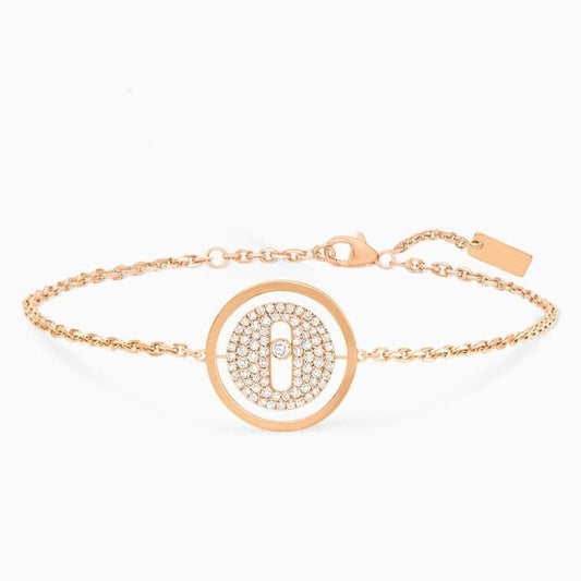 [Cadisa]LUCKY MOVE DIAMOND PAVED BRACELET