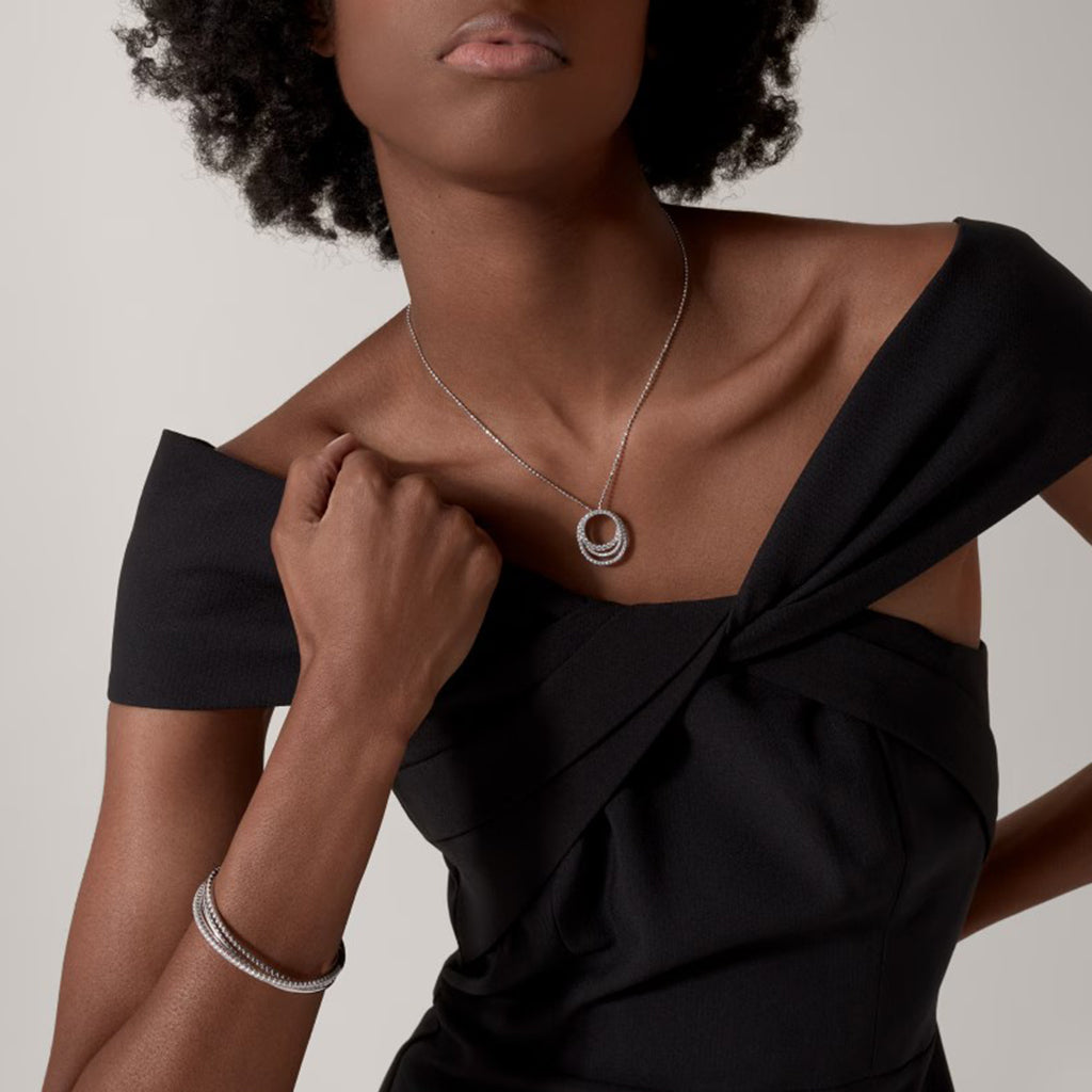 [Gaonasi Jewelry]ETINCELLE  FULL DIAMOND NECKLACE