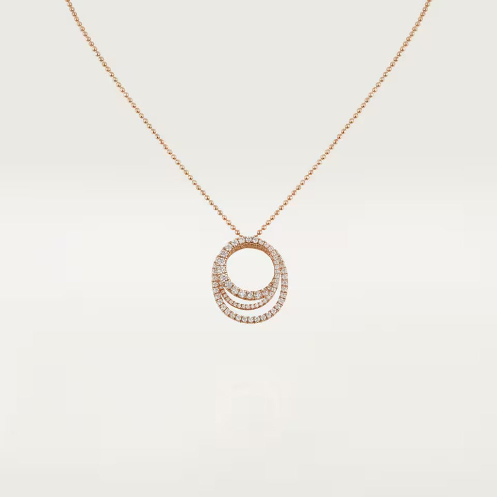 [Gaonasi Jewelry]ETINCELLE  FULL DIAMOND NECKLACE