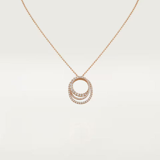 [Gaonasi Jewelry]ETINCELLE  FULL DIAMOND NECKLACE