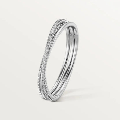[Gaonasi Jewelry]ETINCELLE HALF-PAVED DIAMOND BRACELET