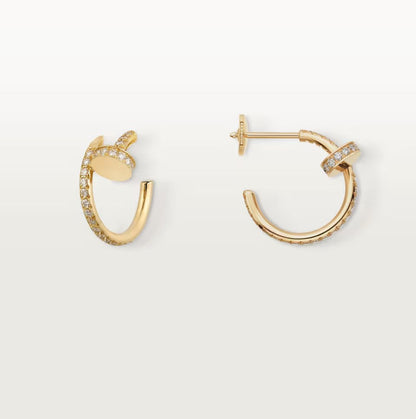 [Gaonasi Jewelry]JUSTE FULL DIAMOND SMALL EARRINGS