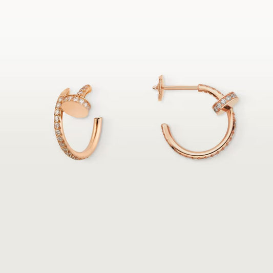 [Gaonasi Jewelry]JUSTE FULL DIAMOND SMALL EARRINGS