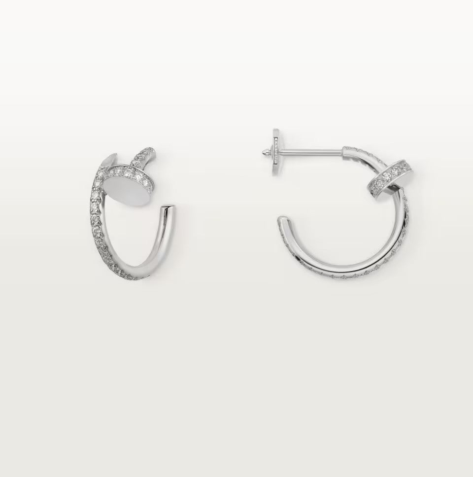 [Gaonasi Jewelry]JUSTE FULL DIAMOND SMALL EARRINGS