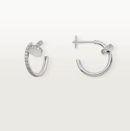 [Gaonasi Jewelry]JUSTE FULL DIAMOND SMALL EARRINGS