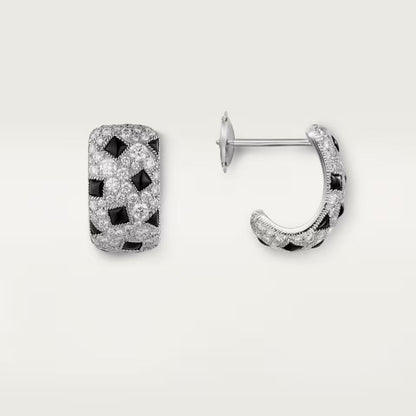 [Gaonasi Jewelry]PANTHERE MINI FULL DIAMOND EARRINGS