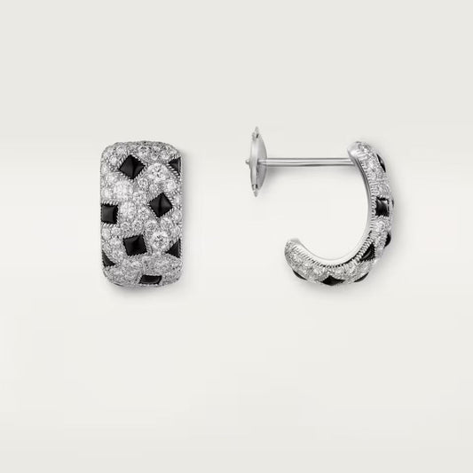 [Gaonasi Jewelry]PANTHERE MINI FULL DIAMOND EARRINGS
