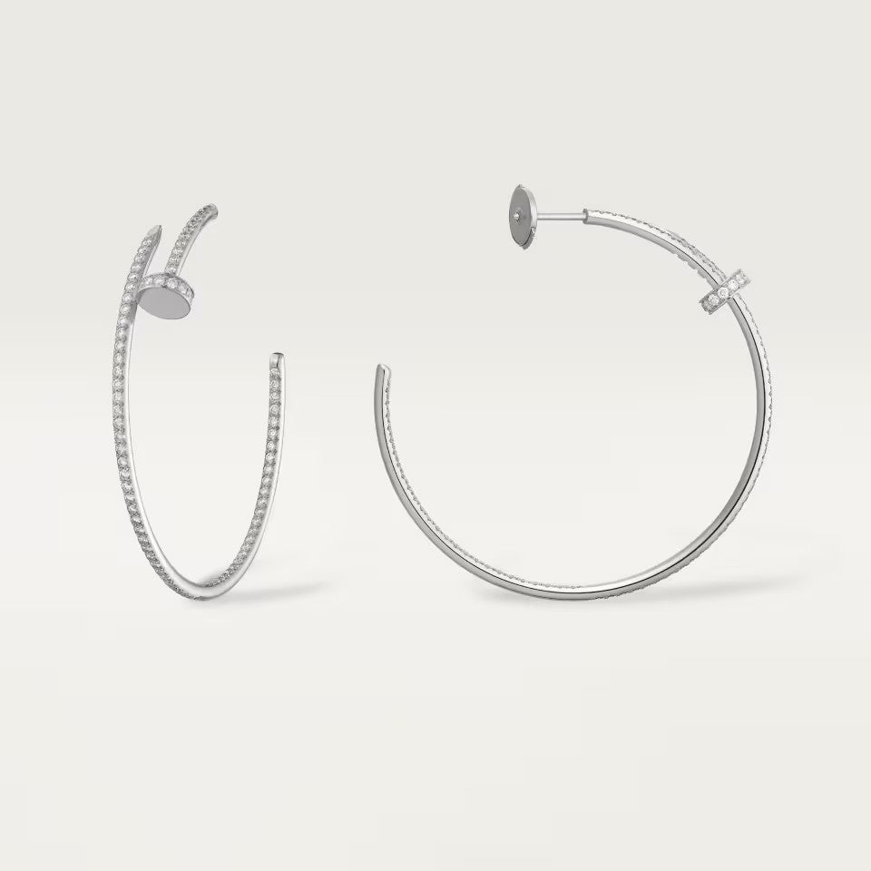 [Gaonasi Jewelry]JUSTE FULL DIAMOND LARGE EARRINGS