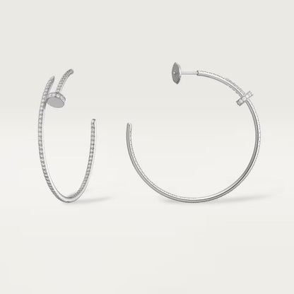 [Gaonasi Jewelry]JUSTE FULL DIAMOND LARGE EARRINGS